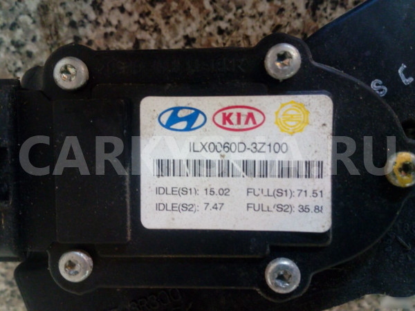 Педаль газа для Хундай Ай 40 Hyundai i40 Hyundai i40 оригинальный номер 327003Z100