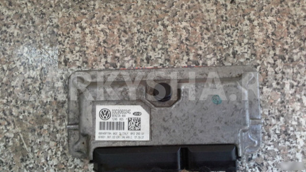 Блок управления двигателем 03с906024с 1.4 16V BXW Volkswagen Polo оригинальный номер 03C906024CN