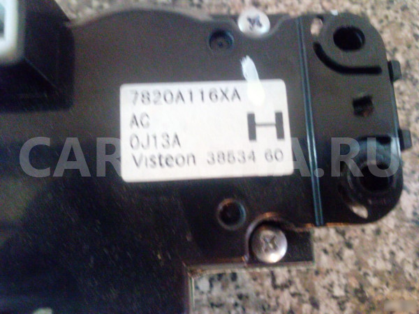 Блок управления отопителем для Митцубиси Асх Mitsubishi ASX оригинальный номер 7820A116XA