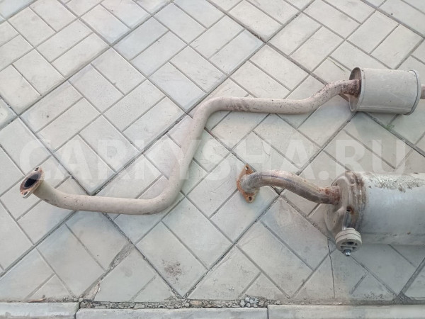 Глушитель Киа Рио 4 Kia RIO 2017 Hyundai Solaris оригинальный номер 28710H5100 28600-H5200 28600H5200