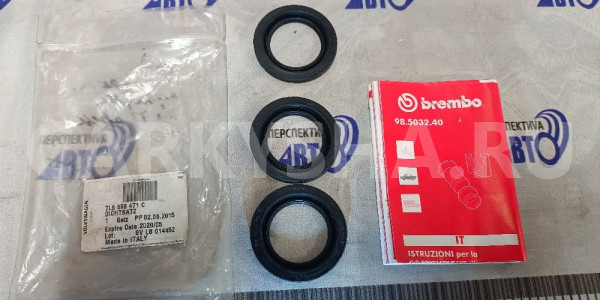 Ремкомплект суппорта тормозного переднего Volkswag Volkswagen Touareg оригинальный номер 7L6698471C