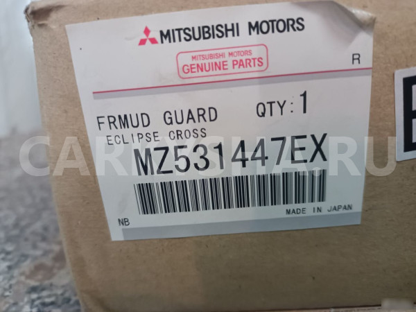 Брызговики Митсубиси Эклипс Кросс Mitsubishi Eclip Mitsubishi Eclipse оригинальный номер MZ531447EX