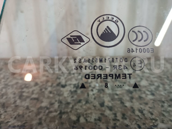 Стекло двери задней правой (форточка) Гелли geely Geely MK оригинальный номер 1018004775