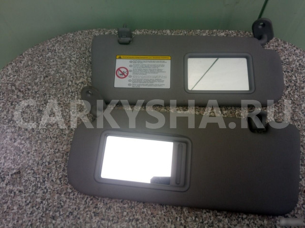 Солнцезащитные козырьки Хундай Солярис Hyundai Sol Hyundai Solaris оригинальный номер 852201R0208M