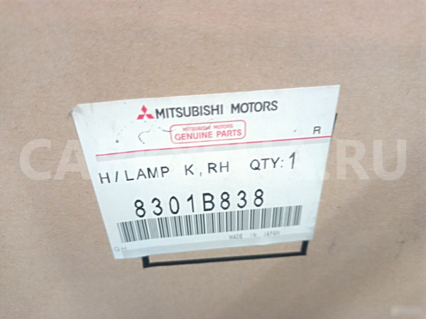 Фара Митцубиси Лансер 9 Mitsubishi Lancer 2003-201 Mitsubishi i оригинальный номер 8301B838