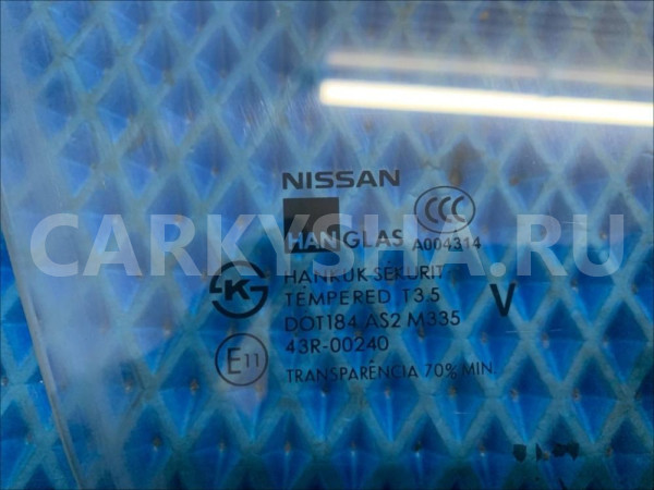 Стекло двери передней правой Nissan Almera Classic Nissan Almera Classic оригинальный номер 80300-95F0A