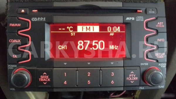 Штатный CD проигрыватель Hyundai Santa Fe Хундай Hyundai Santa Fe оригинальный номер 9618026200SF