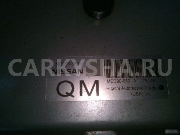 Блок управления двигателем Ниссан тиида эбу 1.8л Nissan Tiida оригинальный номер MEC 90-680A1 7814A
