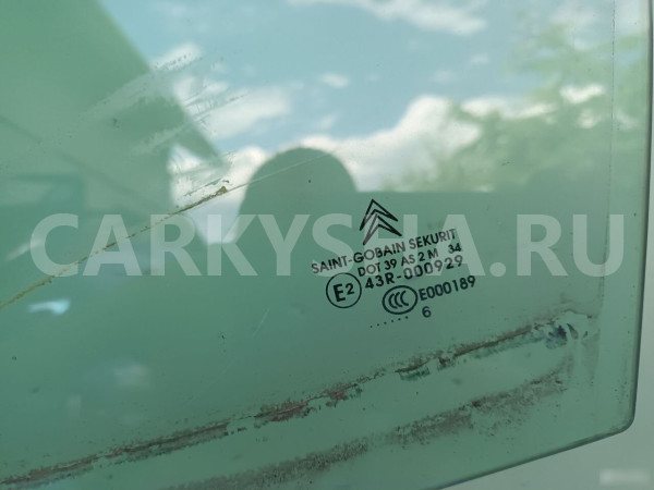 Стекло двери передней левой Ситроен Citroen-Peugeo Citroen C4 оригинальный номер 9201E9