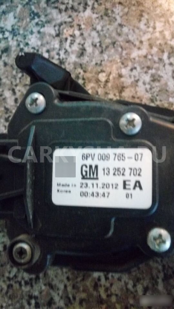 Педаль газа Chevrolet Cruze Шевроле Круз 13252702 Opel Astra оригинальный номер 13252702